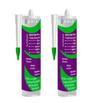 Kit 2 Fixa Tudo Adesfix Silicone Para Vidros Madeira Preto