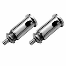 Kit/2 Fixador De Teto Em Aço Niquelado Sem Ajuste Com Rosca M10x1 Para Griper MD-6008