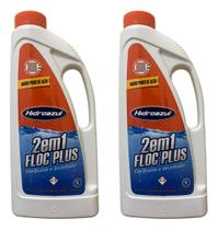 Kit 2 Floc Plus 2x1 Clarificante Decantador Hidroazul 1 Lt Kit 2 Floc Plus 2x1 Clarificante Decantador Hidroazul 1 Lt