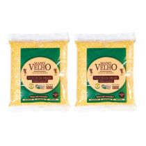 Kit 2 Flocos de Milho Orgânico Flocão Cuscuz Mano Velho 1Kg