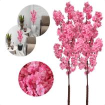 Kit 2 Flor Cerejeira Japonesa Arranjo Artificial Sem Vaso Kit 2 Flor Cerejeira Japonesa Arranjo Artificial Sem Vaso