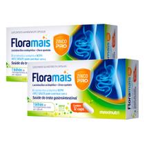 Kit 2 Floramais + Zinco Lactobacillus 12 Cápsulas Maxinutri