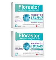 Kit 2 Florastor Equilíbrio Intestinal 12Cps - União Química - Uniao Quimica