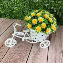 Kit 2 Floreira Mini Bicicleta Vaso Arranjo Flores Decoração