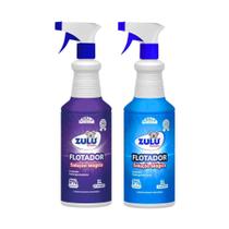 Kit 2 Flotadores Desengordurante Multiuso 500ml Cada Zulu Clássico e Lavanda