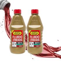 Kit 2 Fluido De Freio Bosch Varga Dot 4 500ml Original (1l)