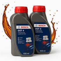 KIT 2 Fluido de Freio Dot 4 500ml Bosch KIT 2 Fluido de Freio Dot 4 500ml Bosch