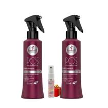 Kit 2 Fluido Haskell Creme De Pentear Pós Progressiva 120 ml + Presente Lourre 15ml