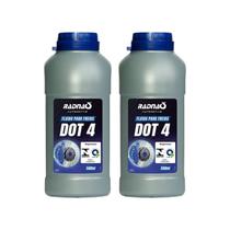 Kit 2 Fluído Óleo De Freio Dot 4 Original Radnaq 500ml