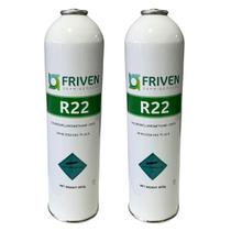 Kit 2 Fluido Refrigerante R22 Ar Cond Residencial Lata 900g