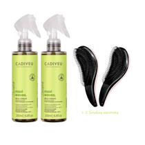 Kit 2 Fluidos Ondulador Cadiveu Maxi Waves + 2 Escovas