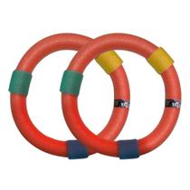 Kit 2 Flutuadores Boia Redonda Espaguete Infantil Cores Sortidas Piscina E Praia