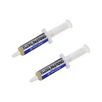 Kit 2 Fluxo de Solda Pastoso Implastec Rma-223 Reflow Reballing 10G Seringa