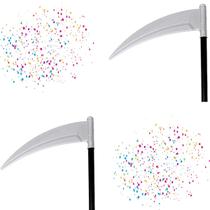 Kit 2 Foices Para Cosplay De Terror