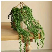 Kit 2 Folhagem Planta verde suculenta artificiais 65cm Realista