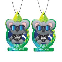 Kit 2 Folhinha Aromática Odorizador de Auto Cheirinho Carro Novo 10g