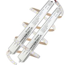 Kit 2 Fonte Slim 12V 1.5A Driver para Perfil Fita Led 18W