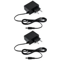 Kit 2 Fontes de Alimentação 12V 1A AC/DC EF 1201 L Intelbras