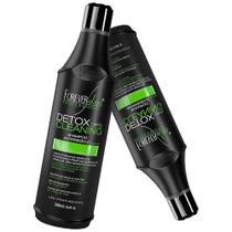Kit 2 Forever Liss Shampoo Antirresíduo Detox Cleaning 500Ml