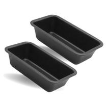 Kit 2 forma antiaderente para bolo e pão 25cm 12,8cm 6cm