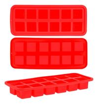 Kit 2 Forma De Gelo De Silicone 12 Cubos Flexível Escolha