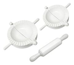 Kit 2 Forma Pastel Risoles 1 Rolo De Massas Festas Lanches