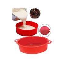 Kit 2 Forma Redonda antiaderente Jogo de assadeiras Muffin Cake