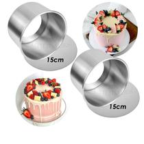 Kit 2 Forma Redonda Assadeira Alta 15x10 Fundo Removível Falso