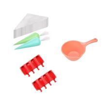 Kit 2 Forma Silicone Picolé Saco/Manga 50 Uni Panelinha Kit 2 Forma Silicone Picolé Saco/Manga 50 Uni Panelinha