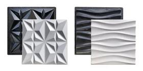 Kit 2 Formas 3D Gesso e Cimento ABS 40x40