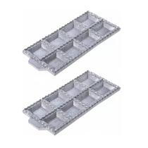 Kit 2 Formas 8 Cavidades Para Torteloni E Raviólis Desenvolvida Em Alumínio Malta 3100107 Kit 2 Formas 8 Cavidades Para Torteloni E Raviólis Desenvolvida Em Alumínio Malta 3100107