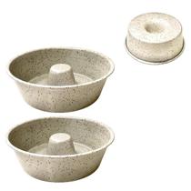 Kit 2 Formas Assadeira Redonda Bolo Pudim Com tubo Alumínio Prática E Resistente Kit 2 Formas Assadeira Redonda Bolo Pudim Com tubo Alumínio Prática E Resistente