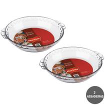 Kit 2 Formas Assadeiras Filetada Vidro 1,6L Marinex Kit 2 Formas Assadeiras Filetada Vidro 1,6L Marinex