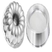 kit 2 Formas de Bolo Ballerine Decorada, Forma Torta Suíça, Forma Redonda Ballerine Kit Boleira