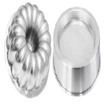 kit 2 Formas de Bolo Ballerine Decorada, Forma Torta Suíça, Forma Redonda Ballerine