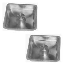 Kit 2 Formas de Bolo Pudim Quadrado Suiça Grande e Altas, Bolos Recheados Vulcão em Alumínio Grosso Kit 2 Formas de Bolo Pudim Quadrado Suiça Grande e Altas, Bolos Recheados Vulcão em Alumínio Grosso