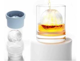 Kit 2 Formas De Gelo Redonda Esfera Grande Para Drink Whisky Kit 2 Formas De Gelo Redonda Esfera Grande Para Drink Whisky