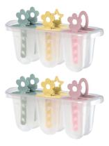 Kit 2 Formas Molde Para Picoles Plastico Sanremo