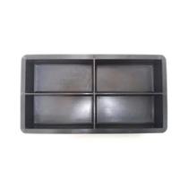 Kit 2 Formas Para Bloquete de Calçada 4 Repartições 20x10x6 Kda Bloco