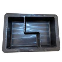 Kit 2 formas plastica dupla bloquete l 15x7,5x06 un Kit 2 formas plastica dupla bloquete l 15x7,5x06 un