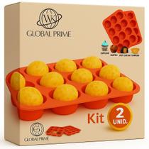 Kit 2 Formas Silicone Cupcake Bolo Muffin Assadeira Com 12 Cavidades Petit Gateau Empada Forno Antiaderente Reutilizável Assadeira Culinária Kit 2 Formas Silicone Cupcake Bolo Muffin Assadeira Com 12 Cavidades Petit Gateau Empada Forno Antiaderente Reutilizável Assadeira Culinária