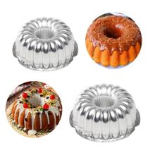 Kit 2 Formas Suíça Decorada Nº 2 M 18cmx7,5cm Caparroz Bolo Pudim Aluminio