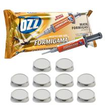 Kit 2 Formigama Gel + 10 Porta Iscas