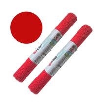 Kit 2 Forro Armário Gaveta Antiderrapante Cozinha PVC 30X90