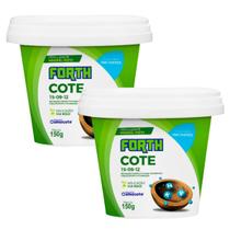 Kit 2 Forth Cote 15-09-12 Fertilizante Mineral - 150g