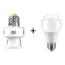 Kit 2 Fotocélula Relé Foto Soquete Com Timer Bivolt + 2 Lâmpada Led Kit 2 Fotocélula Relé Foto Soquete Com Timer Bivolt + 2 Lâmpada Led