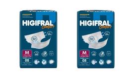 Kit 2 Fralda Adulto Higifral Confort M Com 8 Und - Eurofral