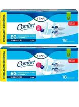Kit 2 Fralda Adulto Tena Confort EG Com 18 Unidades - Tena