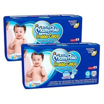 Kit 2 Fralda Calça MamyPoko Premium Seca Tamanho G 30 Unidades Descartáveis