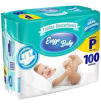 Kit 2 Fralda Descartável Baby Felt Noturna Infantil P - 100 Unidades Atacado Barato